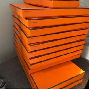 Hermes Scarf boxes - 12 count